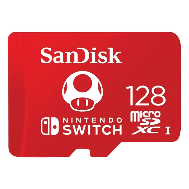 SanDisk microSDXC UHSI Karte fr Nintendo Switch - 128GB V30 U3 C10 A1