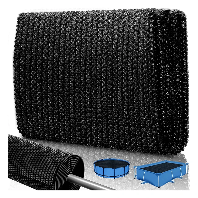 Kesser Pool Solarfolie rund Ø 366cm - 120µ - Poolheizung - Wassererwärmung - UV-beständig