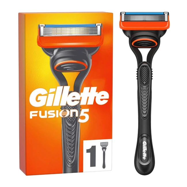 Gillette Fusion 5 Nassrasierer für Männer mit 5 Klingen und Anti-Friction-Design