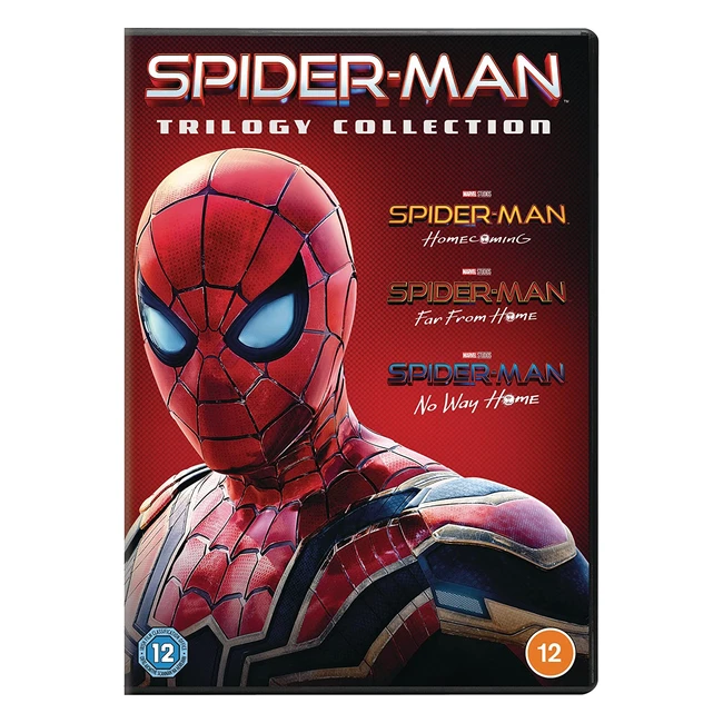Spiderman Triple DVD Set - Homecoming Far From Home No Way Home - 1 Marvel Su