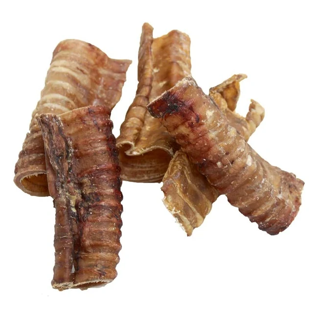 Snack per Cani Niki Natural Barf Trachea di Bovino Essiccata 200g - Ideale per Dieta Barf