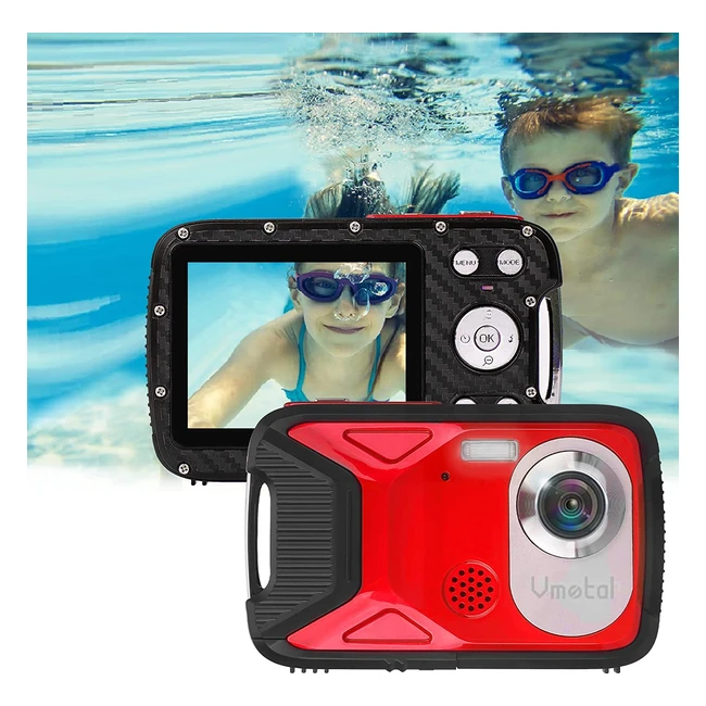 Appareil photo étanche GDC8026 - Zoom numérique 8x - 21MP - 1080p FHD - Écran LCD TFT 2,8