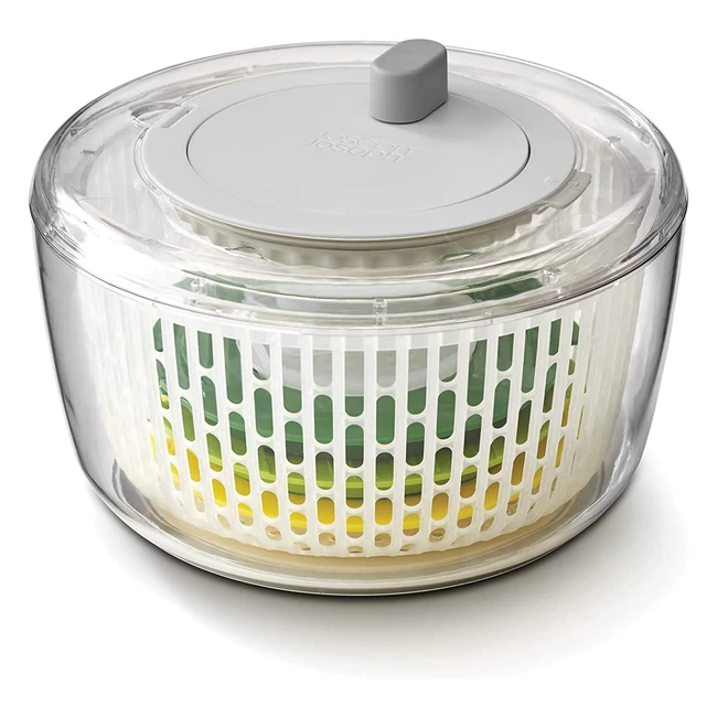 Joseph Joseph MultiPrep 4-Piece Salad Making Set - Salad Spinner, Spiral Cutter, Slicer and Grater - Compact Storage