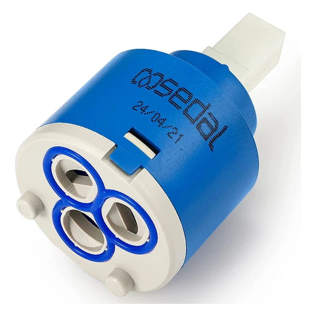 Cartucho de grifo de cerámica Auralum 40mm - Repuesto de válvula mezcladora para una palanca suave y sin fugas