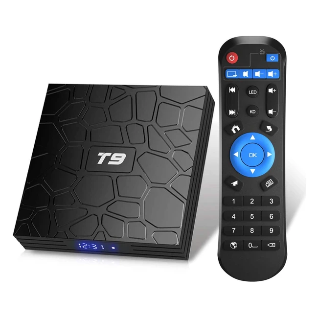 Android TV Box T9 - 2GB RAM, 16GB ROM, 4K, 3D, WiFi 5GHz, BT 4.0