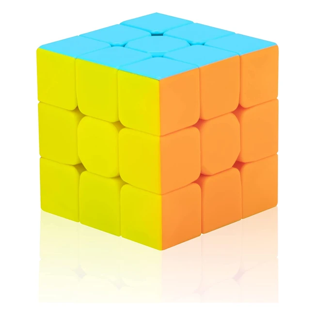 Cubo Magico 3x3 Speed Stickerless Resistente - Giocattolo Educativo per Tutte le Età