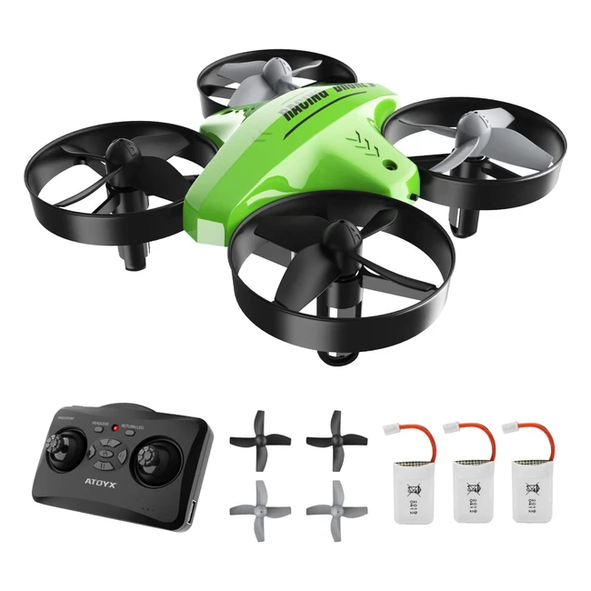 Mini Drone ATOYX AT66C para Nios y Principiantes - 3D Flips Modo Sin Cabeza 