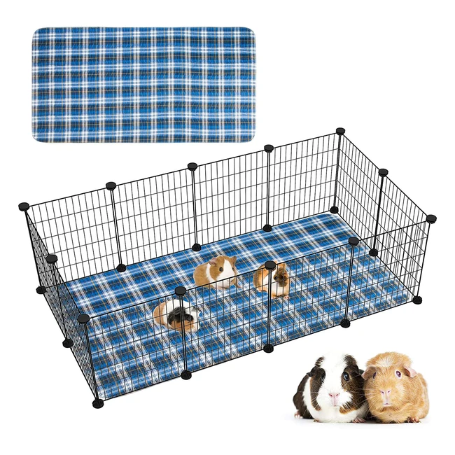 Geegoods Guinea Pig Cage Liners - Fast Absorbent Waterproof Washable Pee Pads 