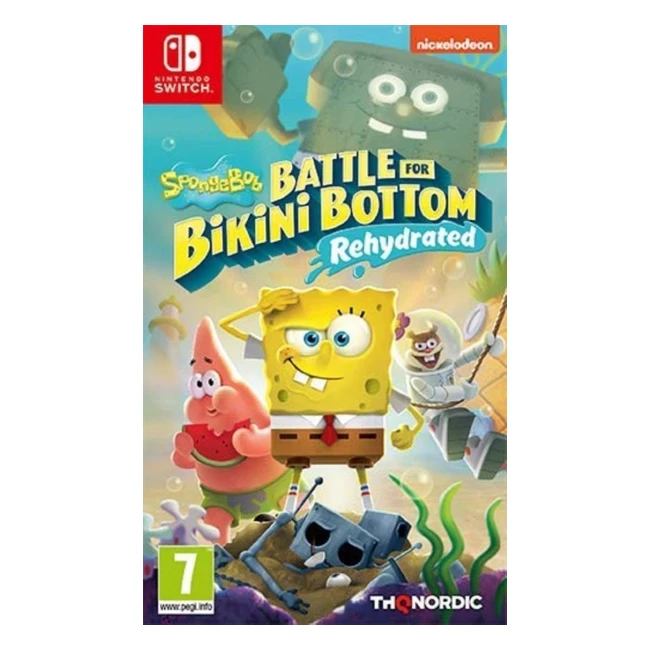Spongebob Squarepants: Battle for Bikini Bottom - Rehydrated Nintendo Switch - Gioca con 2 giocatori online o a schermo diviso