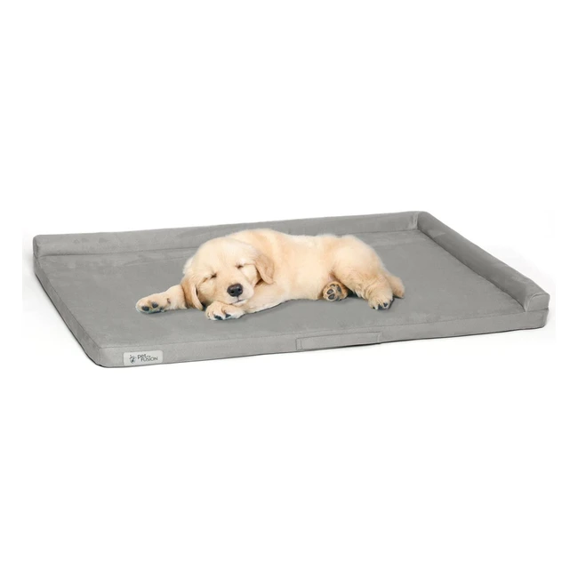 Petfusion Puppy Choice Dog Crate Bed - Waterproof Foam Bed for Comfortable Sleep