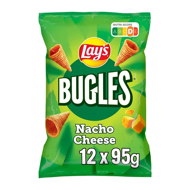 Lays Bugles Nacho Cheese - Herzhafter Maissnack mit Ksegeschmack 12x95g