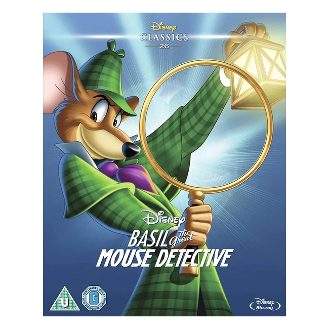 Basil the Great Mouse Detective Blu-ray - Region Free - Key Features Included
