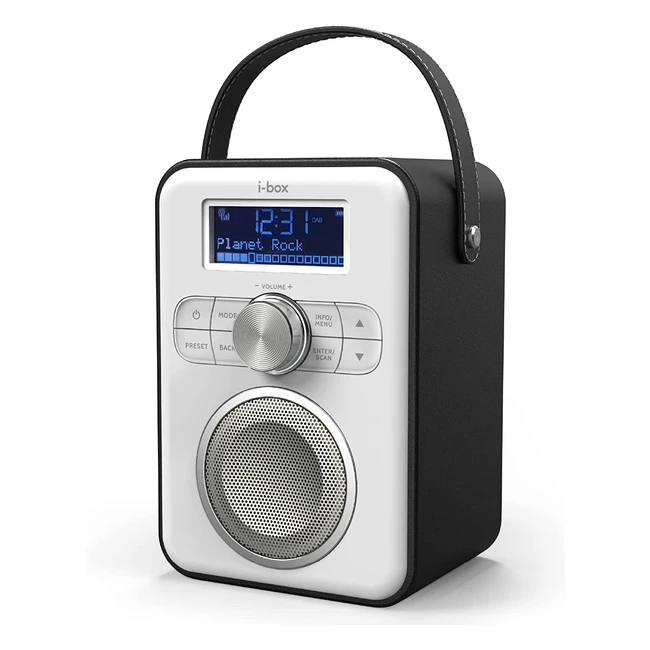 iBox Tune DAB Radio - Portable, Rechargeable, Bluetooth, 10 Hour Playback