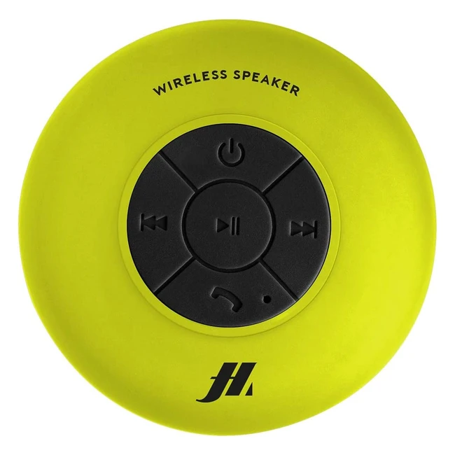 Haut-parleur 3W avec ventouse et microphone intégré pour musique et appels - IPX4