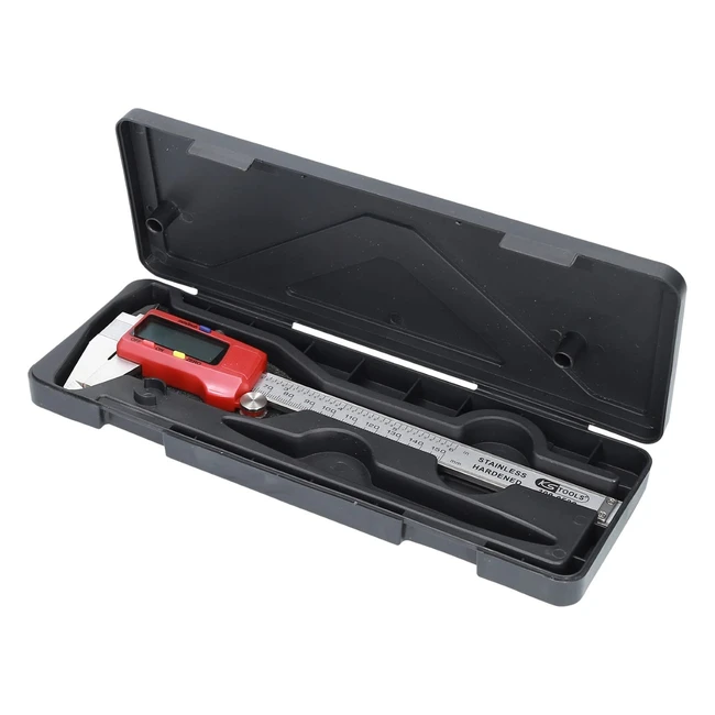 Pie de Rey Digital KS Tools 3000532 0-150mm con Ajuste Fino y Gran Pantalla LCD