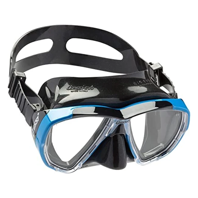 Gafas de Buceo Cressi Big Eyes - Silicona Transparente y Negra - Modelo 90/10