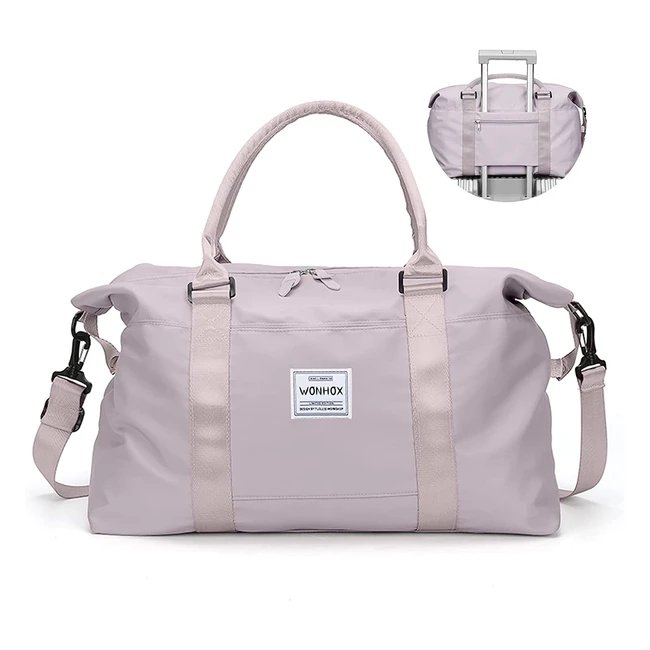 Women's Travel Bag - Ryanair Cabin Bag for Weekend Getaways - Duffel Carry On with Toiletry Bag