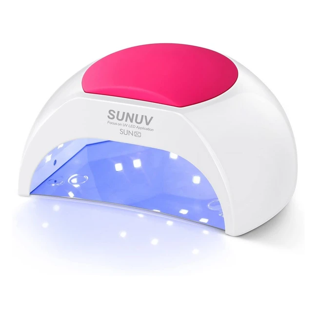 SunUV 48W Professional UV Nail Lamp with Timer and Sensor for Gel Nails