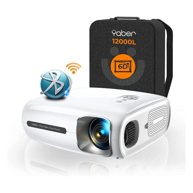 Vidéoprojecteur Yaber Pro V7 Full HD 1080p avec correction auto 6D et 4P4D, wifi, bluetooth et zoom infini