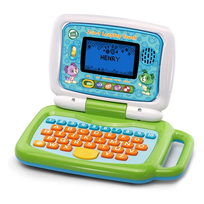 LeapFrog 2-in-1 Leaptop Touch Laptop - Learning Tablet for Kids with 10 Modes of