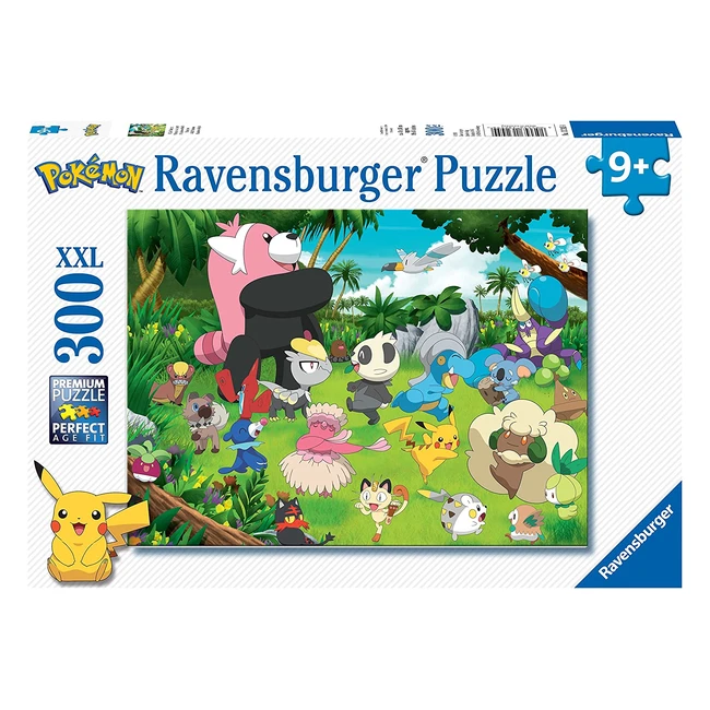 Puzzle Ravensburger Pokemon 300 pezzi XXL - Consigliato dai 9 anni - Stampa di alta qualità