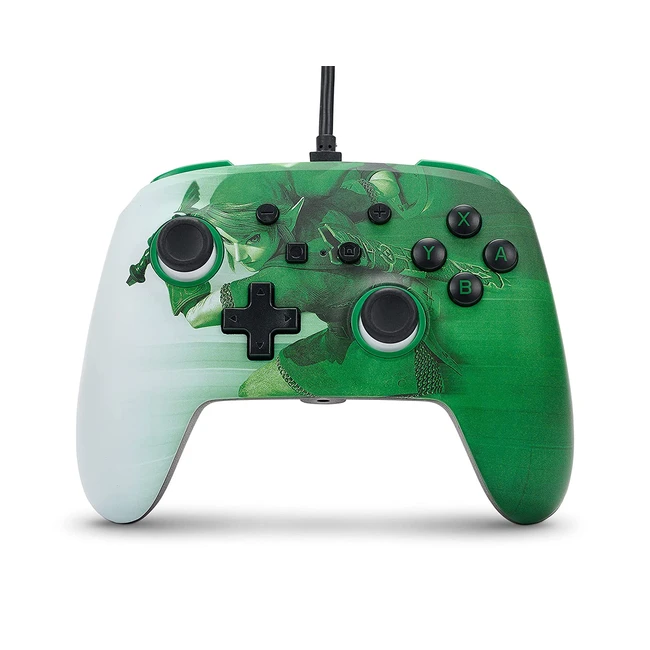PowerA Wired Controller für Nintendo Switch - Heroic Link, programmierbare Tasten, 3m USB-Kabel, offiziell lizenziert, 2 Jahre Garantie