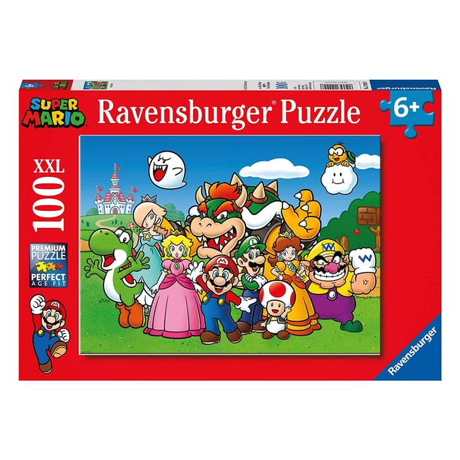 Puzzle Ravensburger Super Mario 100 pezzi XXL - Età consigliata 6 anni