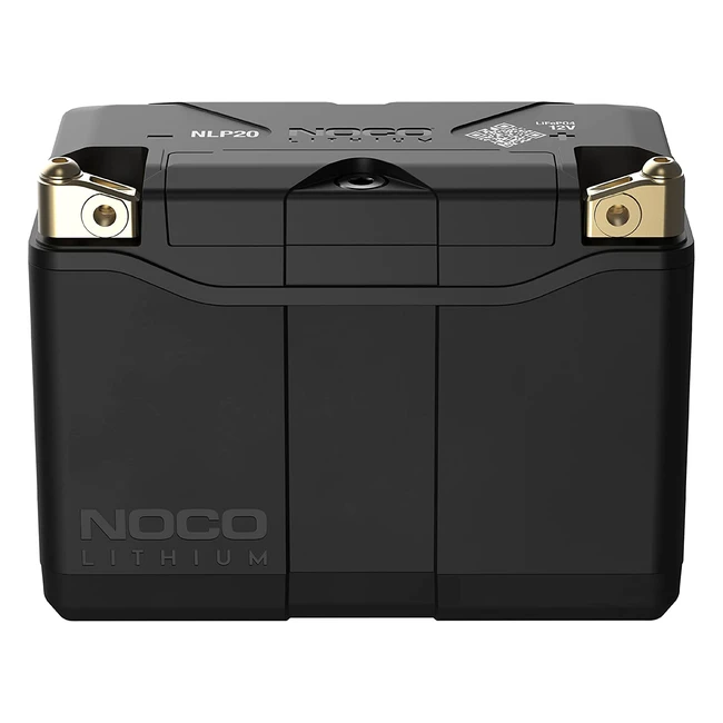 NOCO Lithium NLP20 600A Motorrad Batterie - Besser als Gel oder AGM - 12V 7Ah - Für Harley Davidson, BMW, Honda, Kawasaki, Yamaha, KTM und mehr!