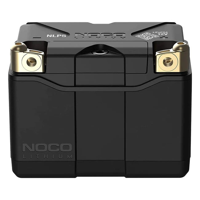 NOCO Lithium NLP5 250A Motorradbatterie - besser als Gel oder AGM - 12V 2Ah - für Harley Davidson, BMW, Honda, Kawasaki, Yamaha, KTM und mehr