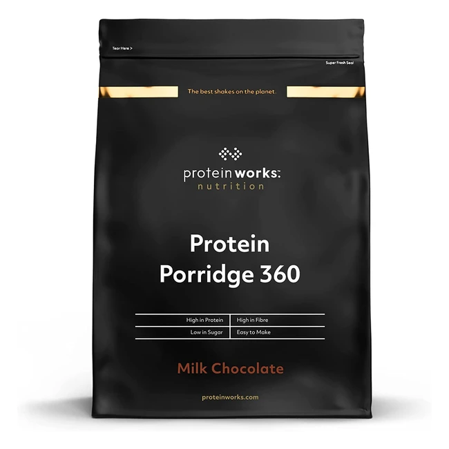 Gachas de Avena de Alto Valor Proteico 360 Chocolate con Leche - The Protein Works