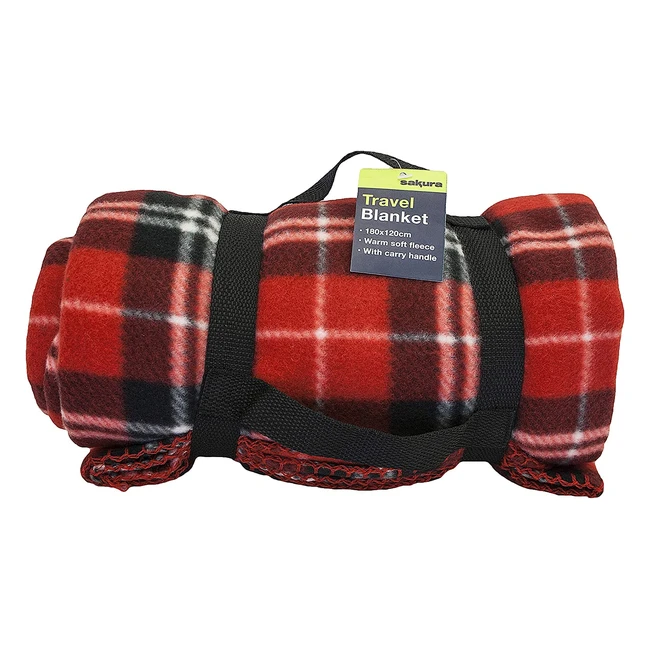 Coperta da viaggio Sakura 180x120 cm - Calda e Morbida