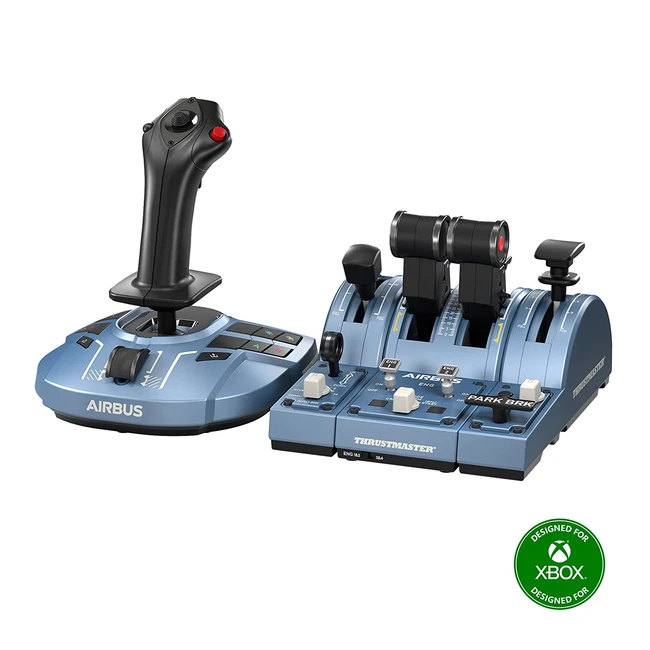 Thrustmaster TCA Captain Pack X Airbus Edition - Xbox Series XS und PC - Referenznummer: TCAQPACKXA - Realistische Flugerfahrung