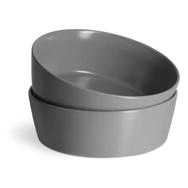 Springlane Sweet Scandi Suppenschalen, anthrazit, Keramik, skandinavisches Design, matt, Set of 2