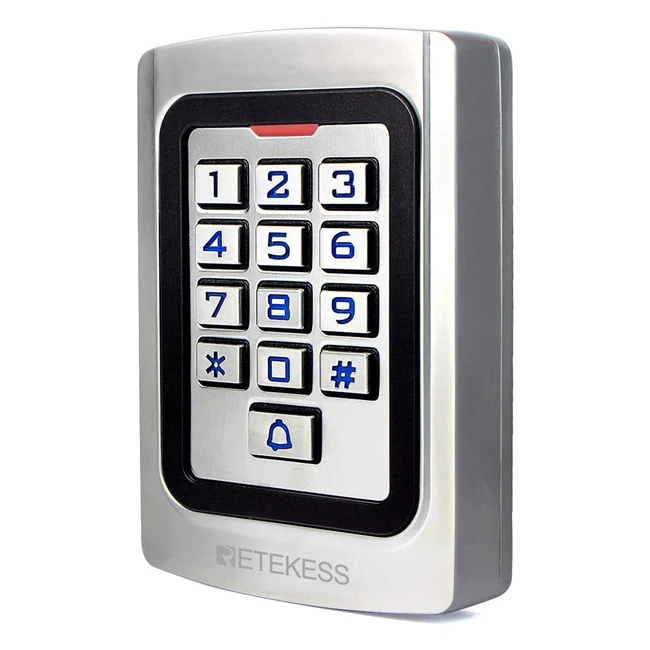 Retekess TAC04 - Controllo Accessi con Scheda RFID e Codice PIN - IP68 - Adatto per Uffici e Appartamenti