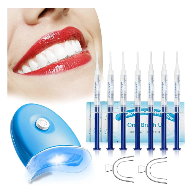 Kit Sbiancamento Denti 103ml Gel Professionale LED Rimuove Macchie e Sensibilità