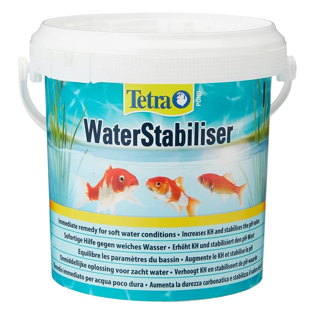 Tetra Pond Water Stabilizer - 12kg  Stable pH  KH Values for Healthy Water and