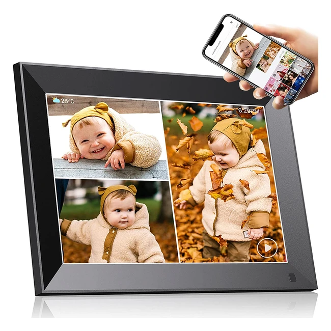 Cornice Digitale WiFi 101 IPS Touch Screen condividi foto e video via email e 