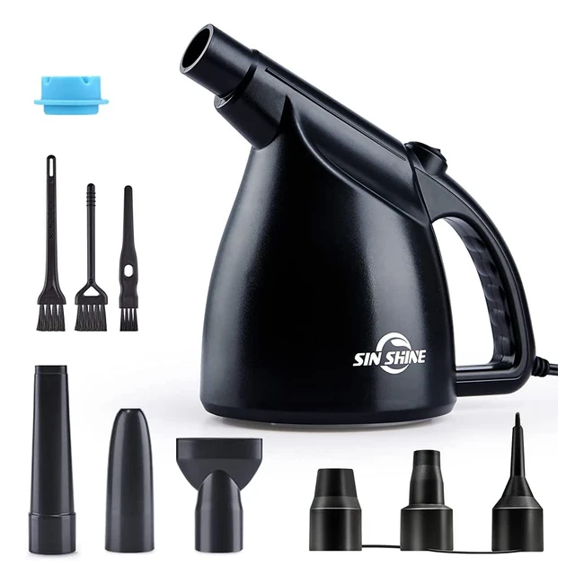 Electric Air Duster 550W - Efficient Cleaning for Electronics and Home, with Light Feature