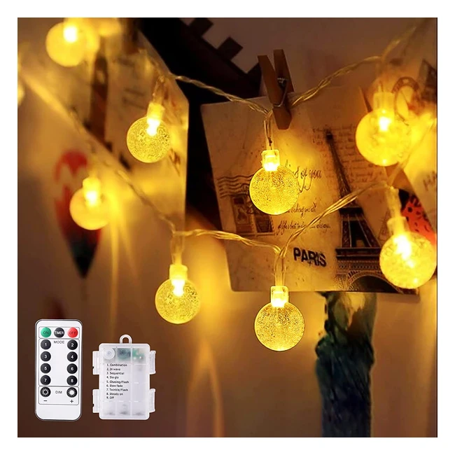 Catena luminosa esterno impermeabile 10m 80 LED - Topyiyi