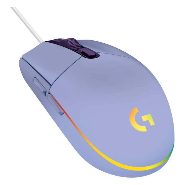 Logitech G203 Lightsync Gaming Mouse - Customizable RGB Lighting 6 Programmable