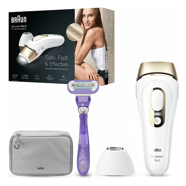 Braun IPL Silk Expert Pro 5 - Visible Hair Removal with Precision Head Venus Sw