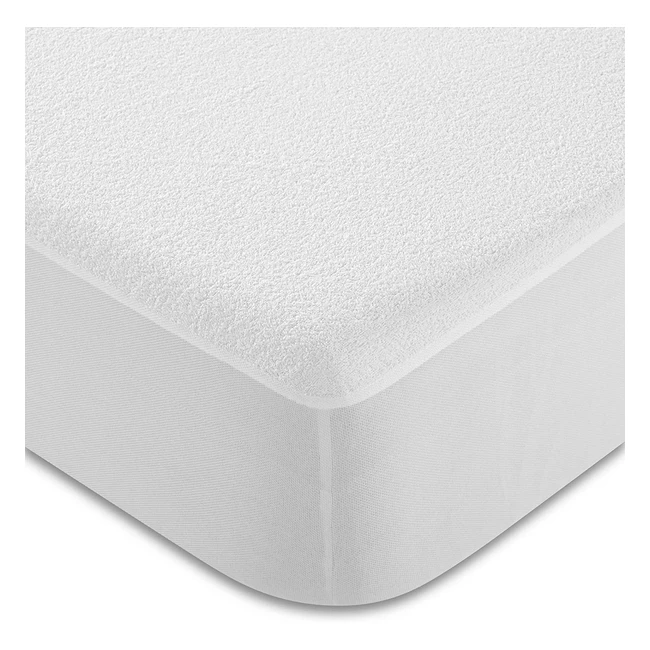 Protégez votre matelas avec le super protège-matelas en coton éponge imperméable Candido Penalba 90x190/200 cm
