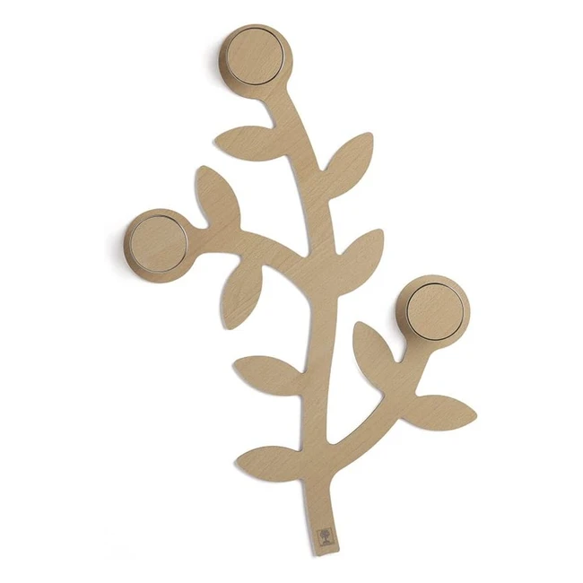 Appendiabiti Foppapedretti in Legno Naturale - Modulare con Pomoli e Viti