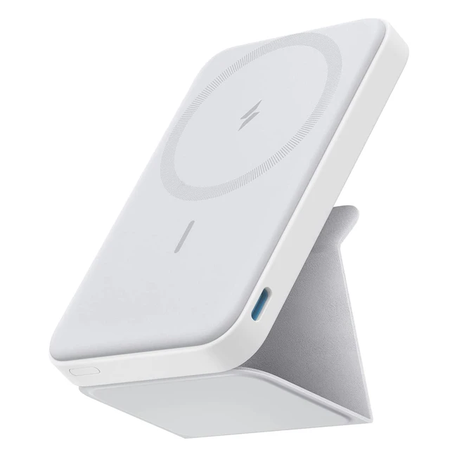 Anker Power Bank 622 Magnetic Battery Maggo 5000mAh - Foldable Wireless Charger for iPhone 141312 Series