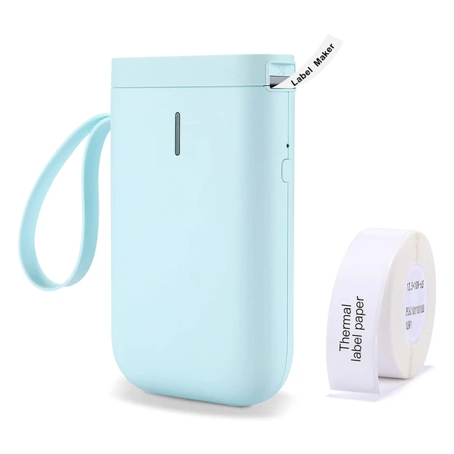 Étiqueteuse portable sans fil Bluetooth avec ruban adhésif et différentes polices - D11