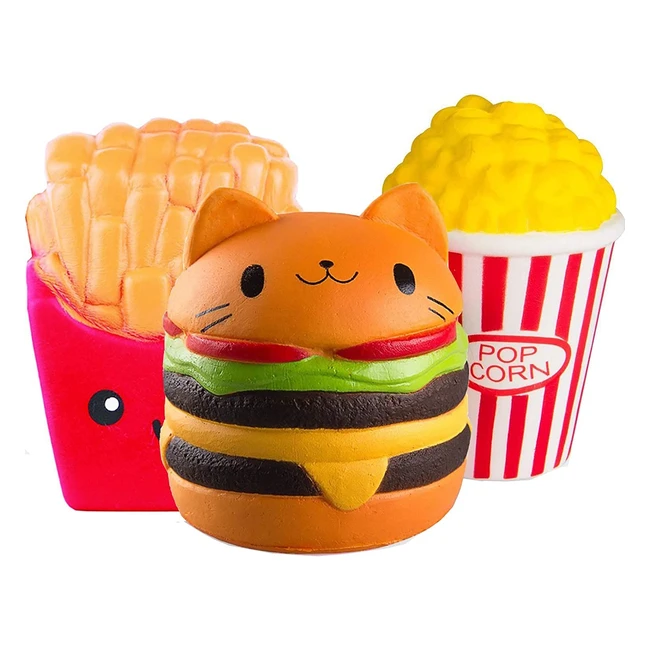 Zhengyue 3Pcs Scented Squishy Toys - Slow Rising, Stress Reliever, Best Gift for Boys and Girls