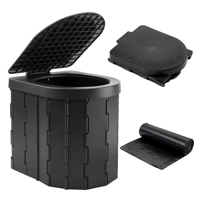 Toilette Portable Camping Kinspory Unisexe pour Voiture - Léger et Pratique