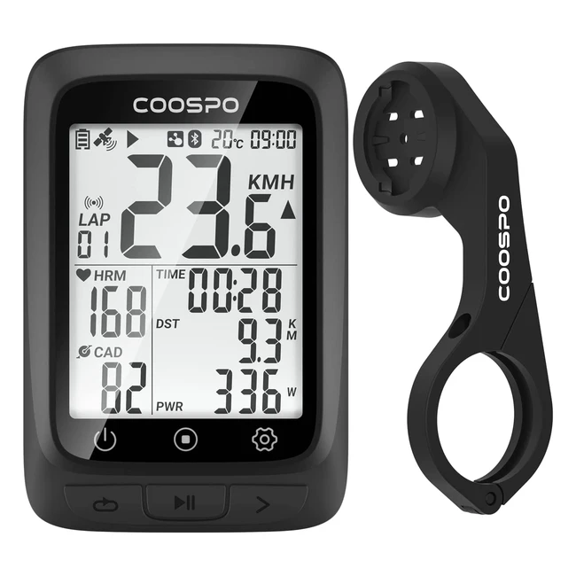 Ciclocomputador GPS Bluetooth COOSPO BC107 - Pantalla LCD 24 pulgadas - Biciclet