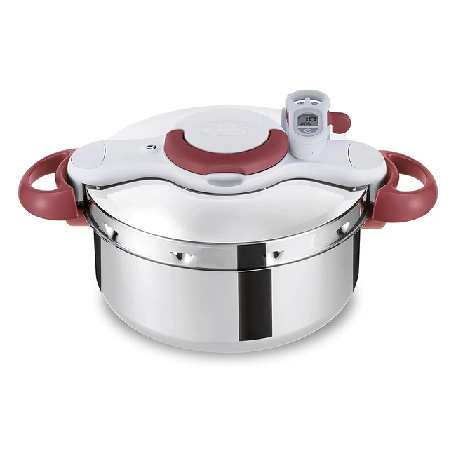 Tefal Clipso Minut Perfect Pressure Cooker - Stainless Steel - 6L - Simmers Bak