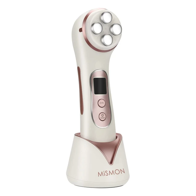 Dispositivo di bellezza multifunzionale per il viso con radiofrequenza, ultrasuoni e terapia fototerapica